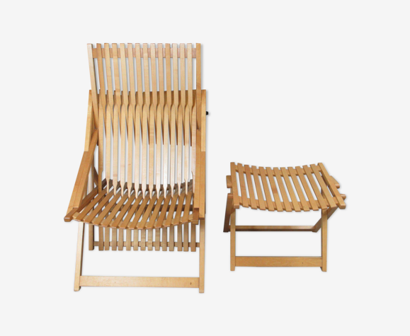 Chaise de jardin en teck
