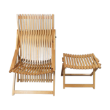 Teak garden chair