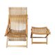 Chaise de jardin en teck