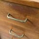 Vintage oak commode from the 1960s.