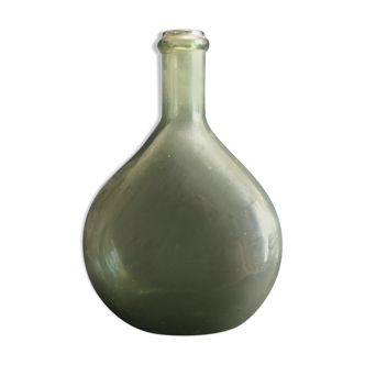 Blown glass bottle XVIII or XIX France