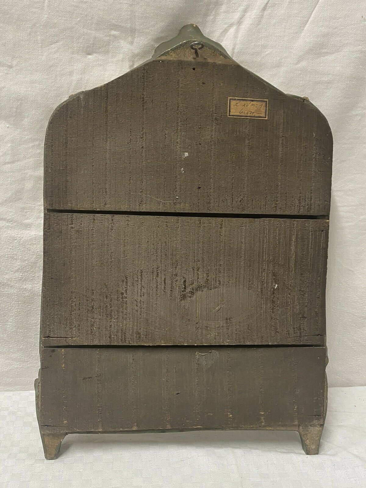 Wooden mirror and gilded stucco decoration palmette era Louis XV 18th 31x45cm