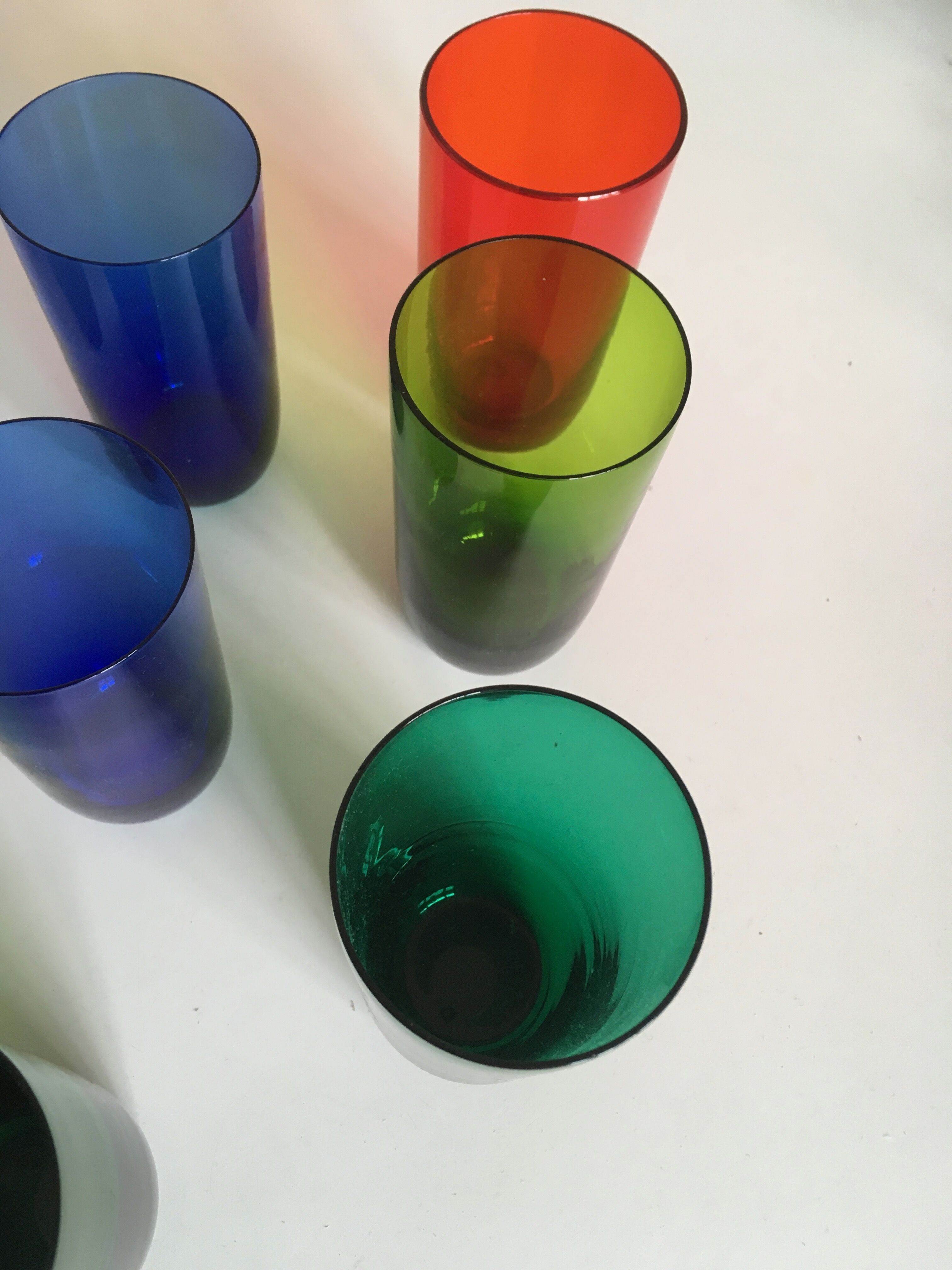 Set of 12 glasses cups 1960