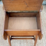 Former Scandinavian wooden sewing cart