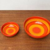 Set of 2 ceramic bowls by Baldelli, Italy.