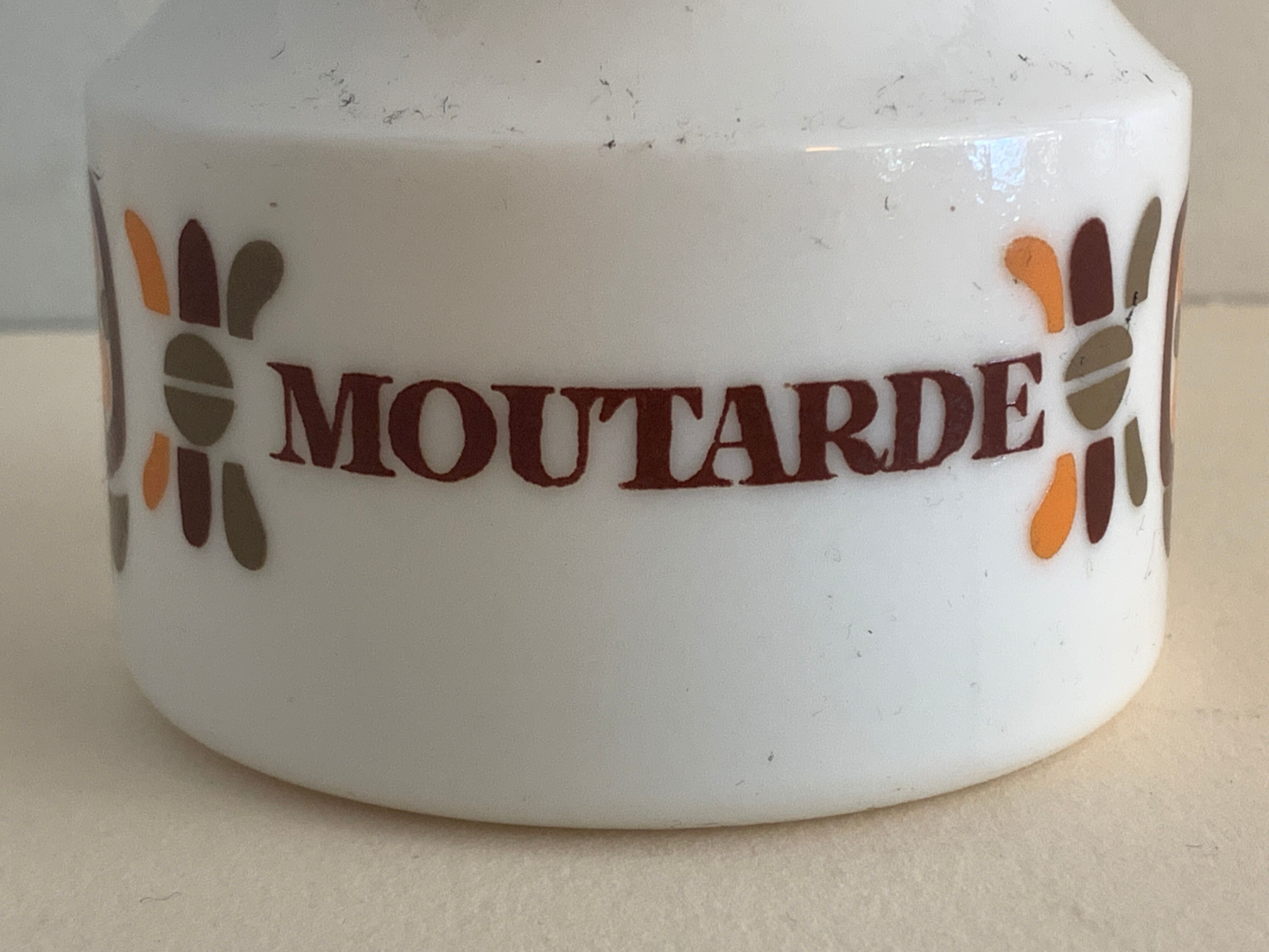 Mustard or Mobil mustard pot