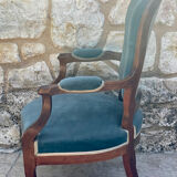 Napoleon III style mahogany armchair