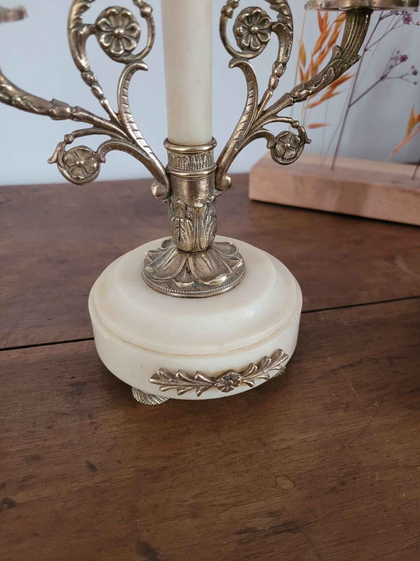 Pair of candelabra / chandeliers Louis XVI