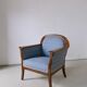 Chaises en satin de bouleau Biedermeier | Suède | ensemble de 2