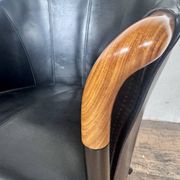 2 designer armchairs by Umberto Asnago for Giorgetti Italy
