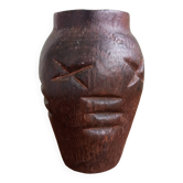 Mini wooden vase