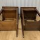 Louis XVI style bedside tables in mahogany