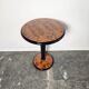 Table d'appoint en noyer et bois ébène de style Art Déco