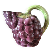 Pichet barbotine raisin