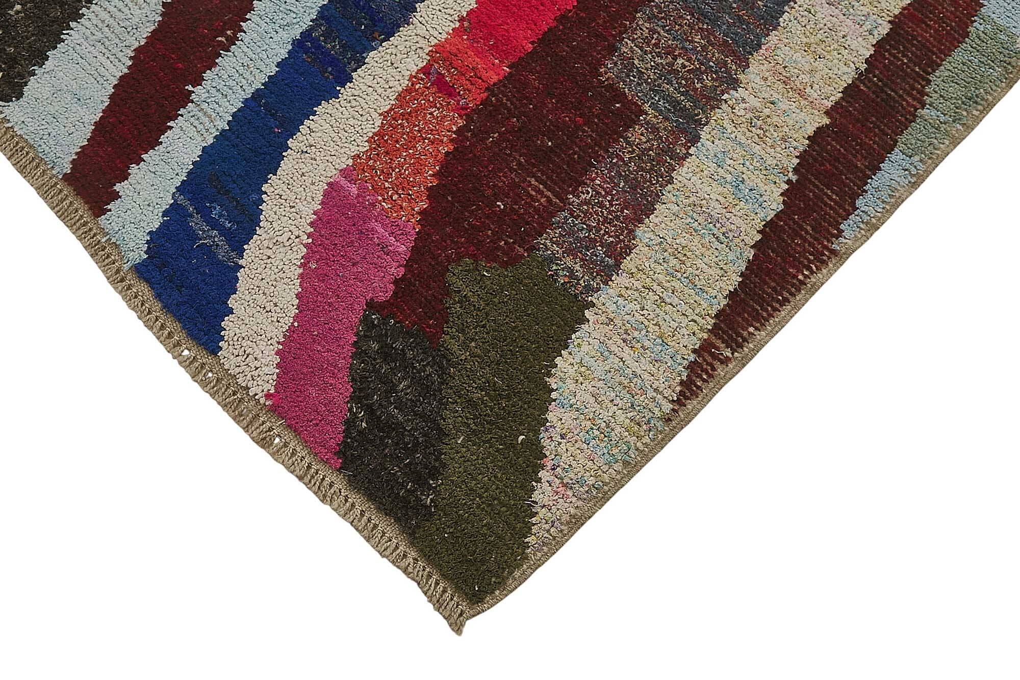 Handwoven Turkish Recycled Boho Rug 200 cm x 296 cm