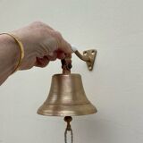Vintage Solid Brass Wall Bell