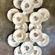 6 flat plates in Digoin Sarreguemines earthenware, "Yann" service