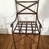 Wrought iron chair