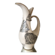 Jug or soliflore ü keramik vintage 1960 1970 white black/grey