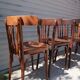 Lot of 6 vintage bistro chairs