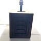Brutalist folk art lamp base in teak from the 40s/50s.
