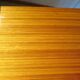 3-drawer chest of drawers - 60s - vintage - marquetry effect - spinning top feet