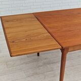 1960, Danish design, unfolded dining table, teak wood.