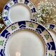 Set of 4 vintage plates model Axelle de Sarreguemines