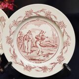 Set of 4 YR advertising talking plates