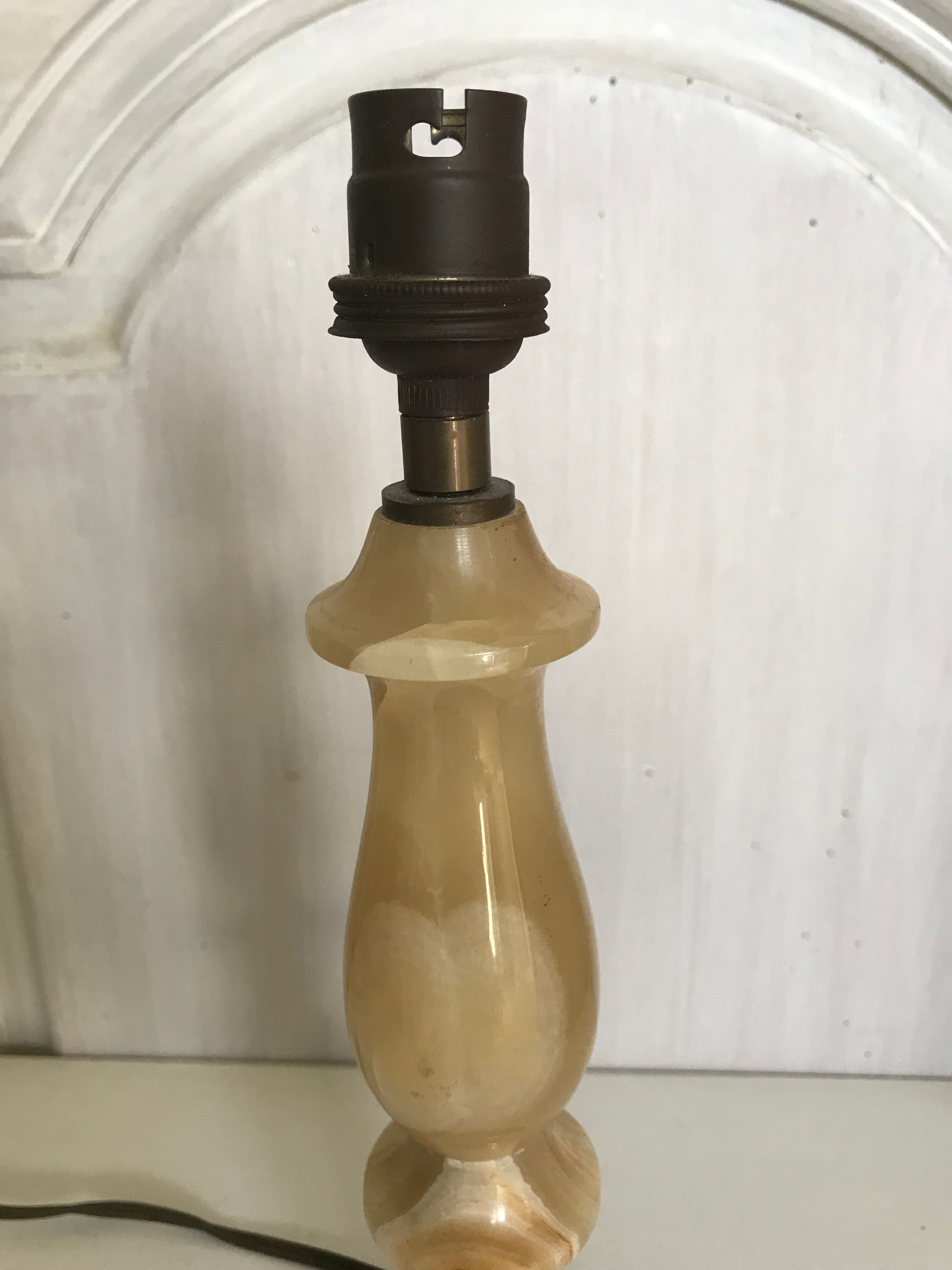 Vintage onyx lamp