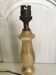 Pied de lampe en onyx vintage