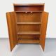 Small vintage oak wood cabinet from the 60s