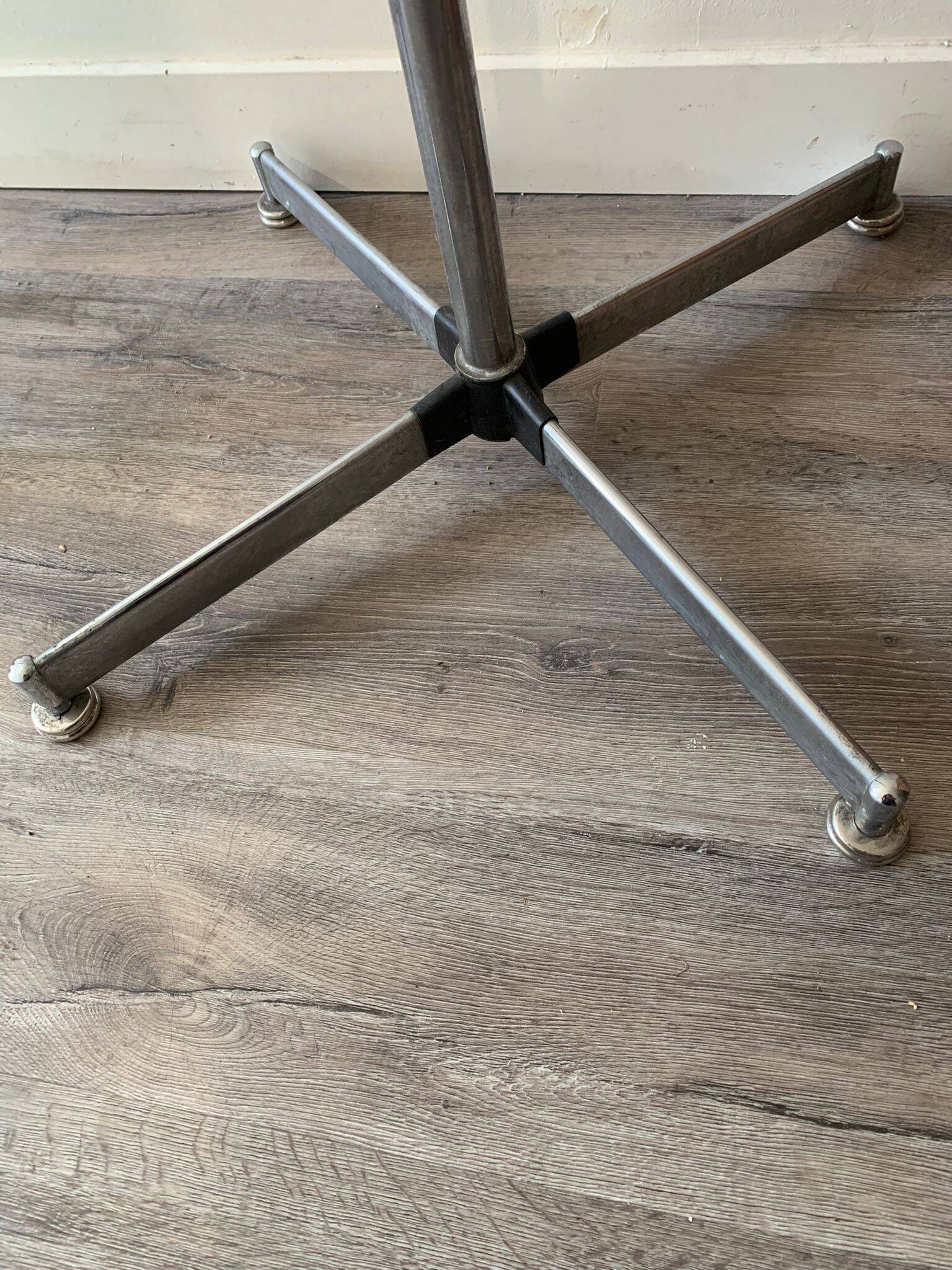 Chrome coat rack