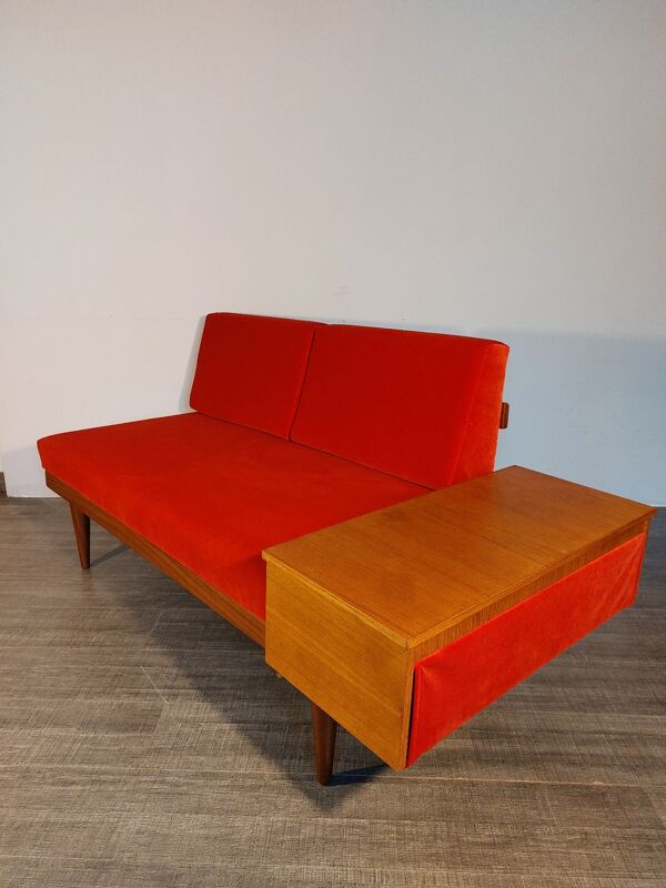 Canapé daybed Svanette par Ingmar Relling,  Vintage Scandinave 1960s