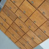 Armoire d'apothicaire vintage allemande en pin et chêne, années 1950