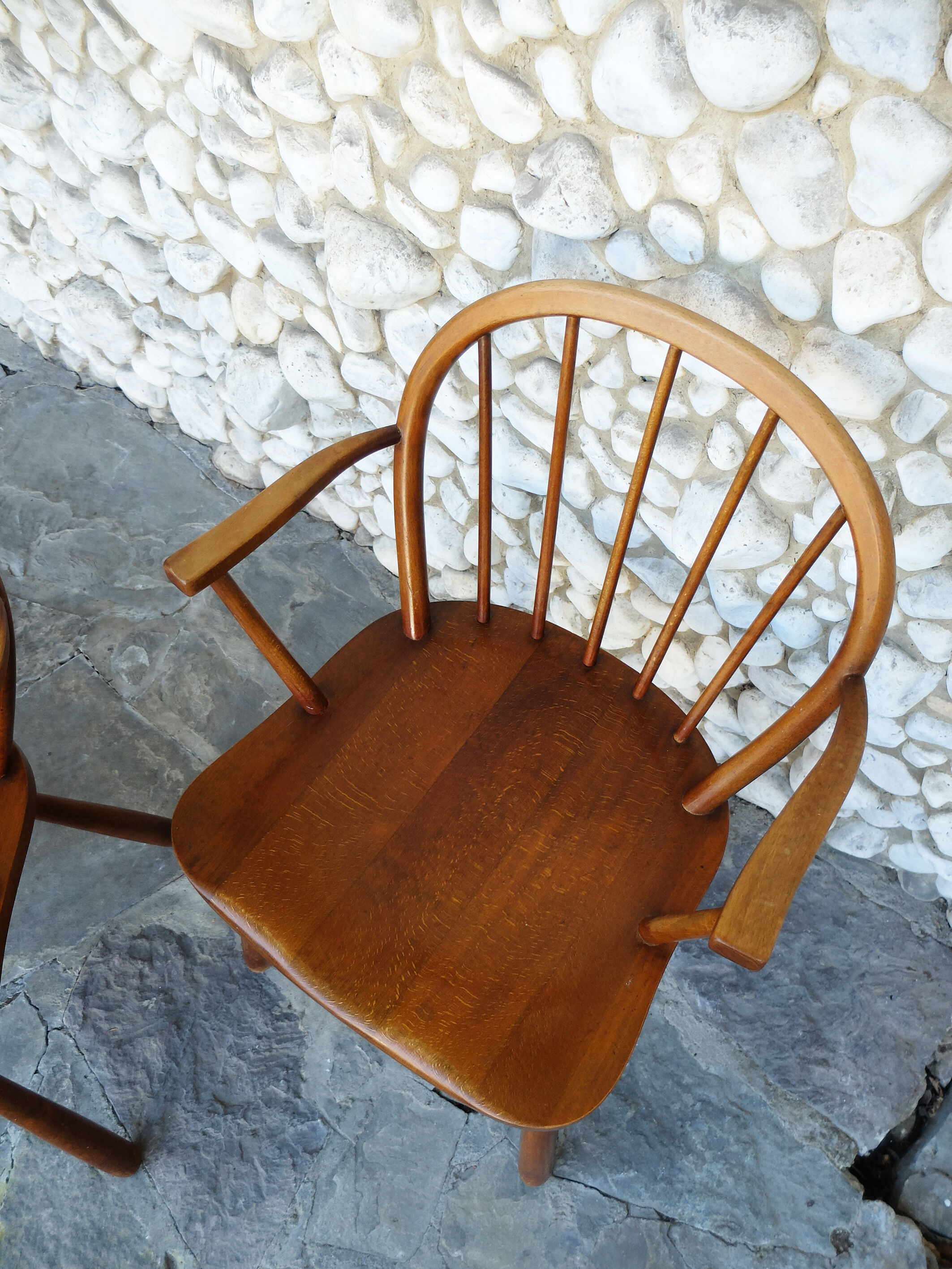 Pair of Scandinavian bars with solid wood Denmark