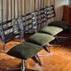 Set of 4 vintage swivel chairs in chrome steel – 1970s NAMCO