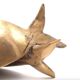 Sculpture poisson en bronze, années 70