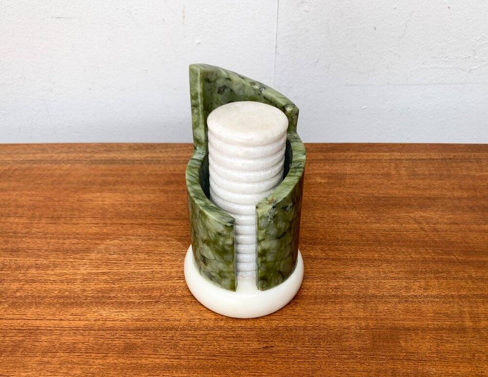 Postmodern stone table lamp, 1980s