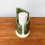 Postmodern stone table lamp, 1980s