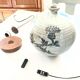 Vintage ceramic lamp Japan stoneware Mashiko