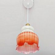 Vintage opaline pendant light