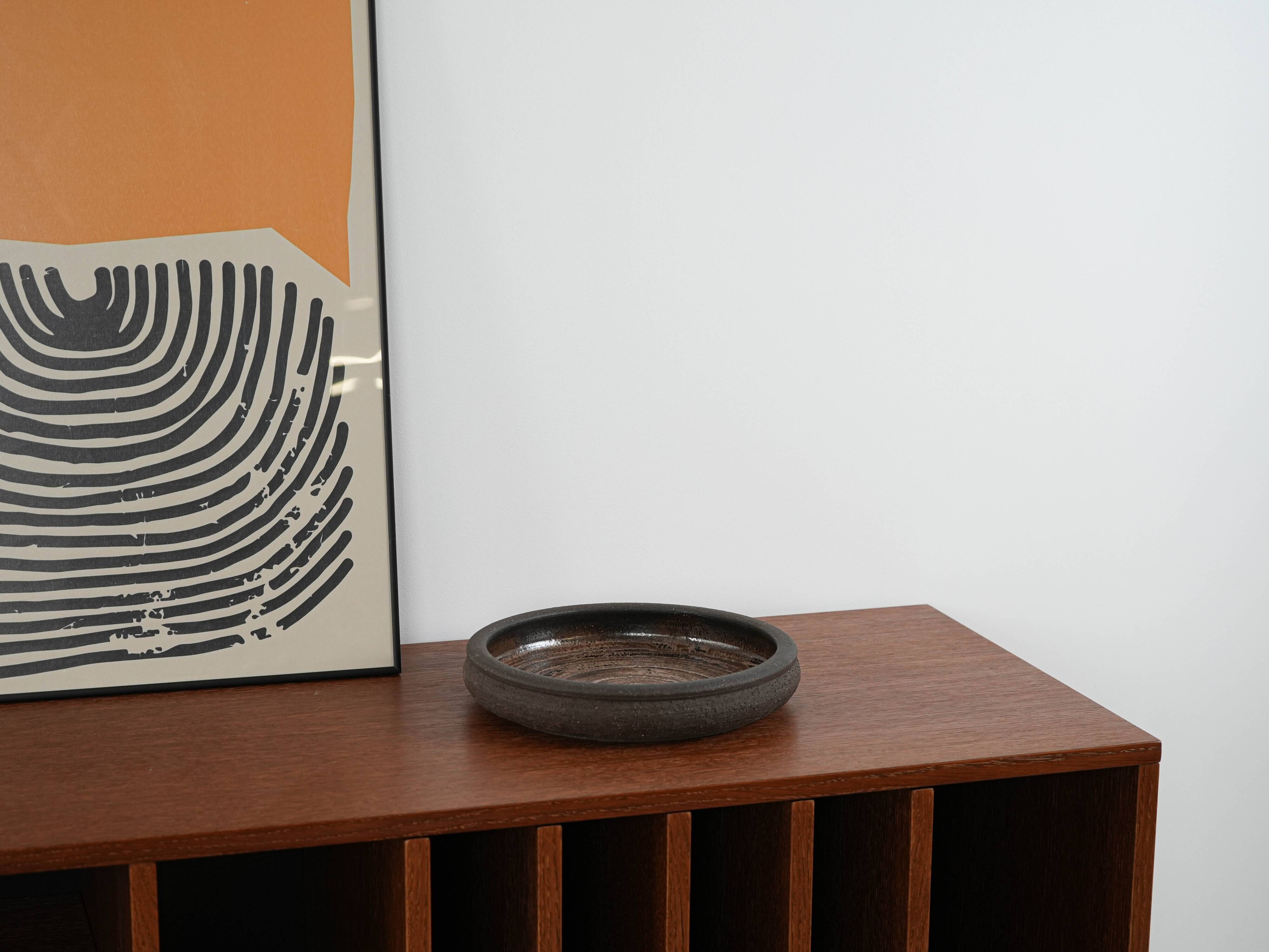 Ceramic bowl, Danish design, 1960s, manufactured by Lehmann
