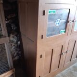 Antique gunsmith's showcase