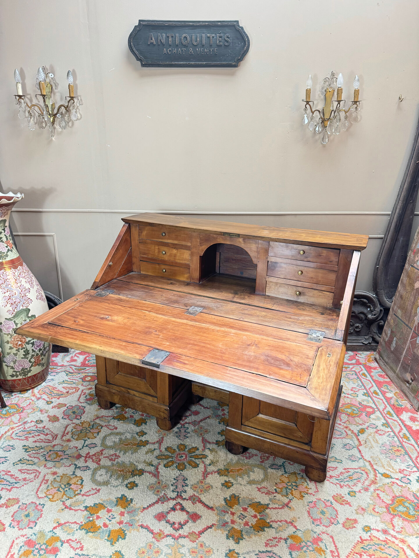 DIRECTORY PERIOD WALNUT SLOPING DESK 18TH CENTURY