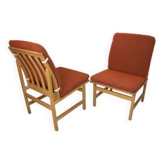 Ensemble de 2 chaises d'appoint Borge Mogenson, modèle 3232