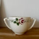 Set of 6 cups with saucers and sugar bowl Niderviller Moselle Blois