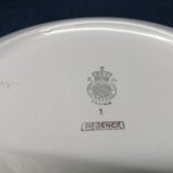 Lunéville Regency Porcelain ancient water green cake dish