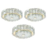 Glass tube chandelier from Murano by Doria, Germany, 1960s.