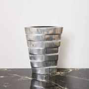 Vase "Strates" XL en fonte aluminium, 1970s